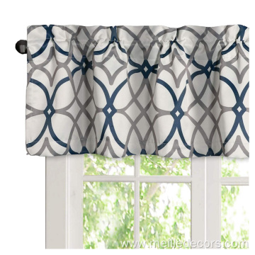 Kitchen Short Curtain 1 Panel Geo Pattern